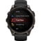 Фото - Смарт-часы Garmin Fenix 8 47mm AMOLED Sapphire Carbon Gray DLC Titanium with Black Silicone (010-02904-29) | click.ua