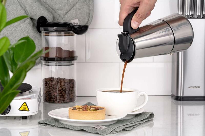 Гейзерная кофеварка Ardesto Gemini Apulia (AR0809SS)