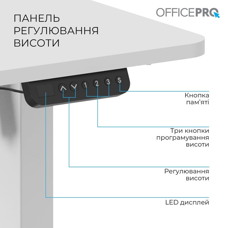 Компьютерный стол OfficePro ODE1260W