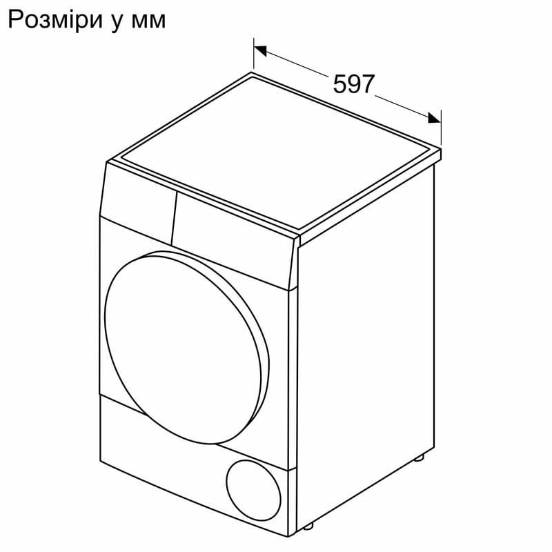 Сушильна машина Bosch WTX87M90UA