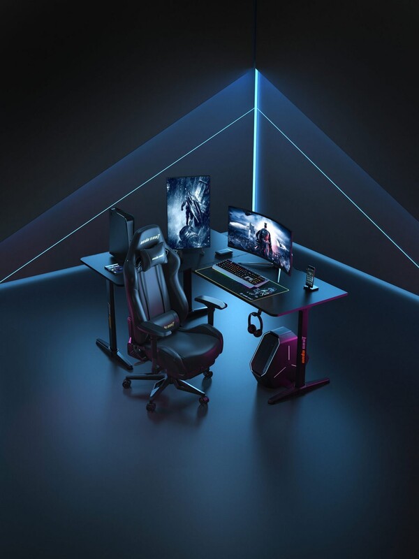 Комп`ютерний стіл Anda Seat Seeker Black (AD-D-PT-1600-01-B)