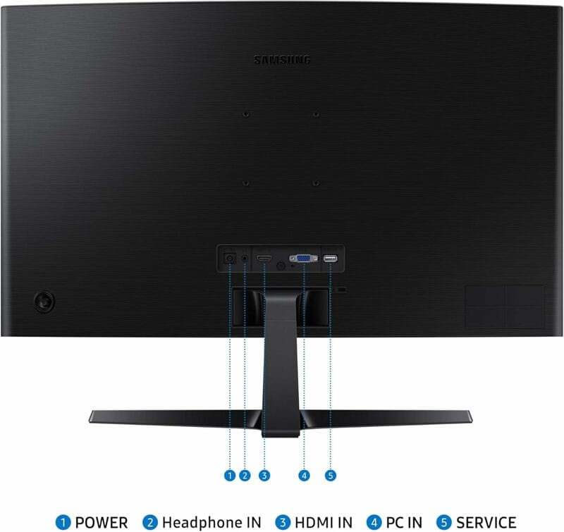 Монитор Samsung 24" LS24D366GA (LS24D366GAIXCI) VA Black Curved 100Hz