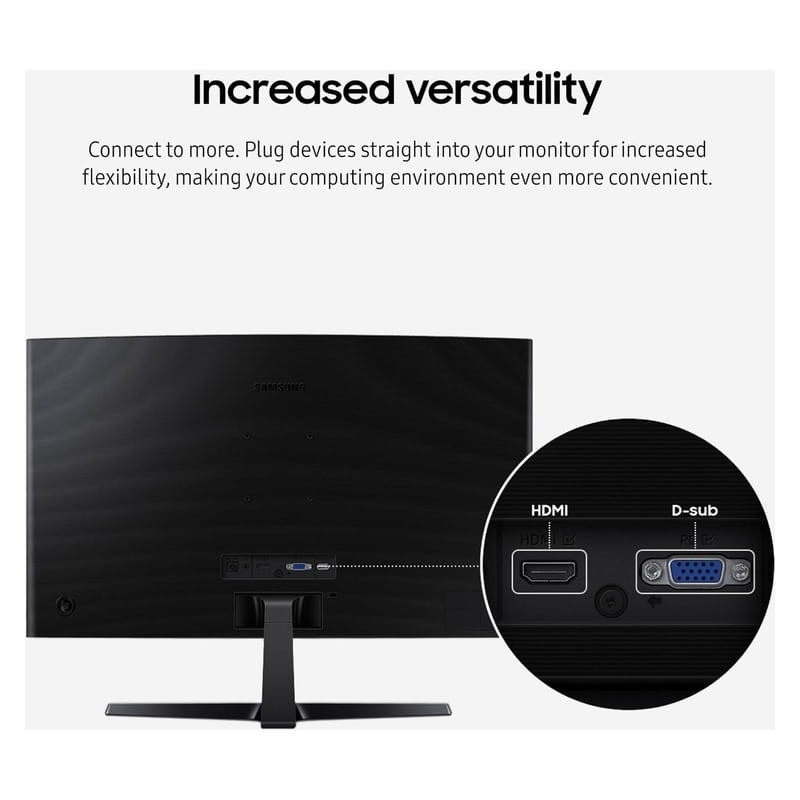 Монитор Samsung 24" LS24D366GA (LS24D366GAIXCI) VA Black Curved 100Hz