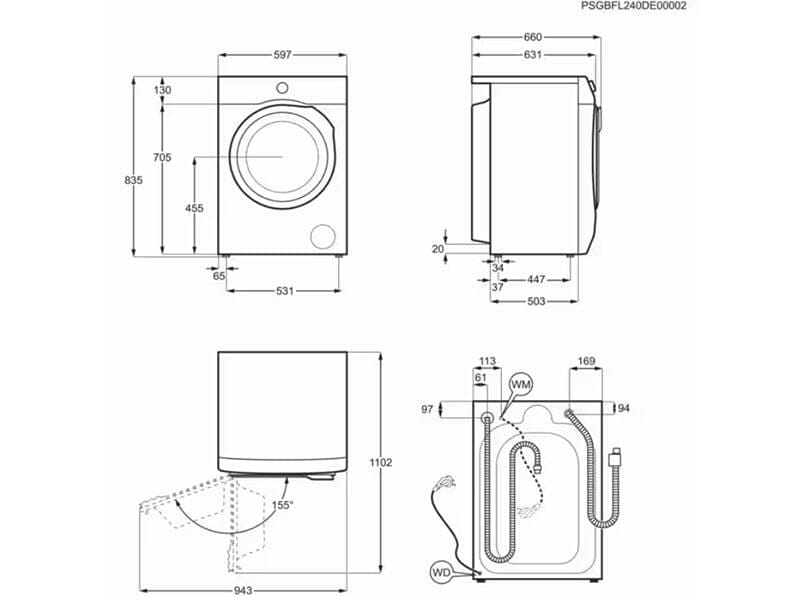 Стиральная машина с сушкой Electrolux EW7W4602U