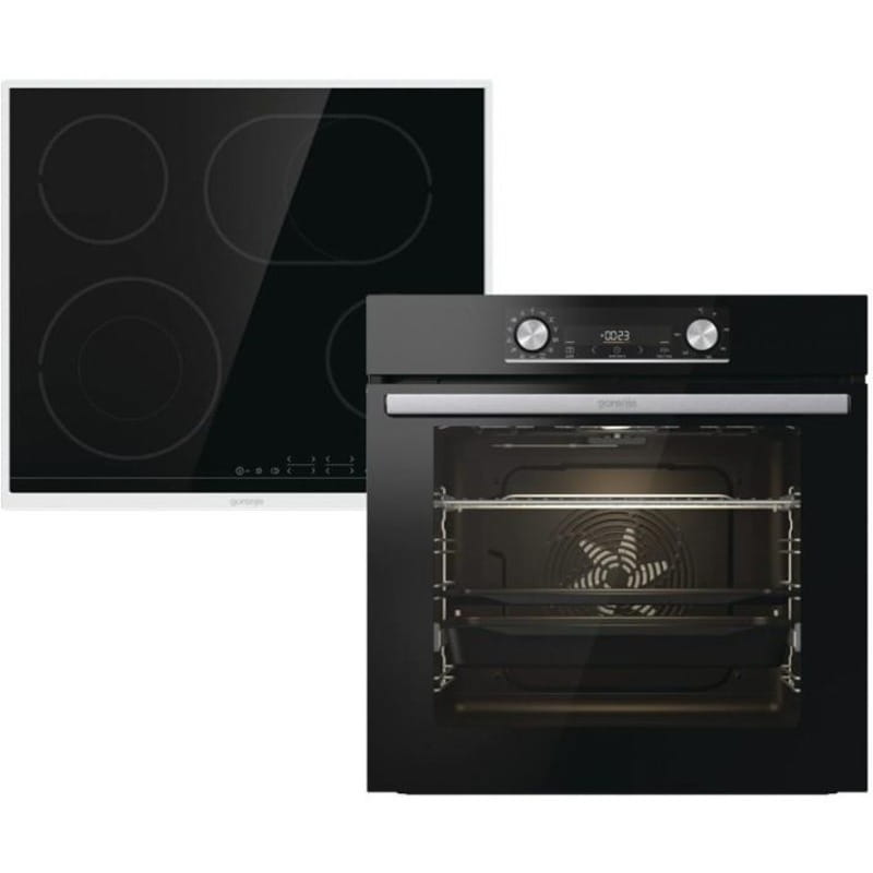 Вбудований комплект Варильна поверхня Gorenje GI6401BSC + Духова шафа Gorenje BOS6737E06BG