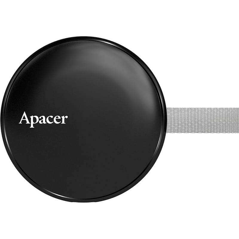 Накопичувач зовнішній SSD USB 1 TB Apacer Magnetic Portable AS725 Black (AP1TBAS725B-1)