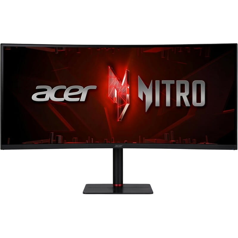 Монитор Acer 34" Nitro XV345CURVbmiphuzfx (UM.CX5EE.V05) VA Black Curved 180Hz