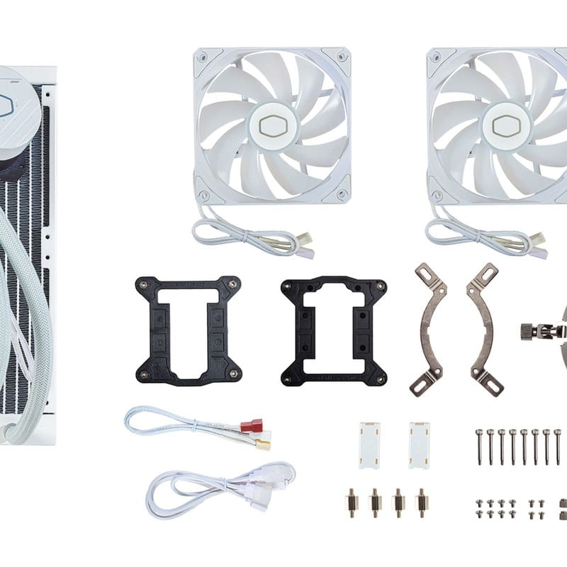 Система водяного охлаждения CoolerMaster MasterLiquid 240L Core ARGB White (MLW-D24M-A18PZ-RW)