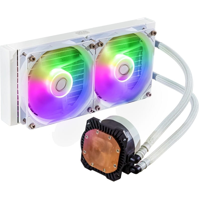 Система водяного охлаждения CoolerMaster MasterLiquid 240L Core ARGB White (MLW-D24M-A18PZ-RW)