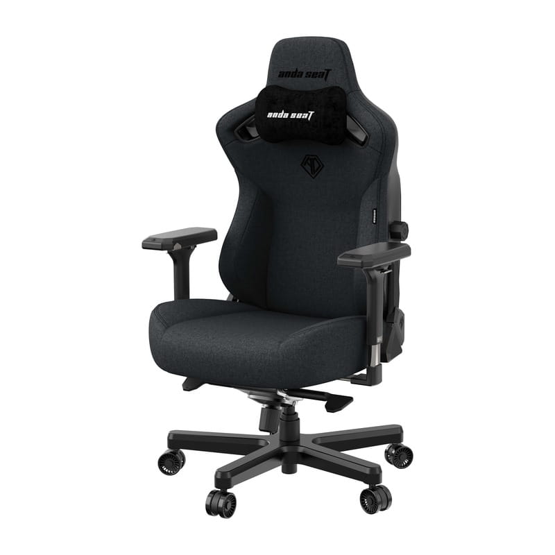 Кресло для геймеров Anda Seat Kaiser 3 Size XL Fabric Dark Gray (AD12YDC-XL-01-GB-CF)