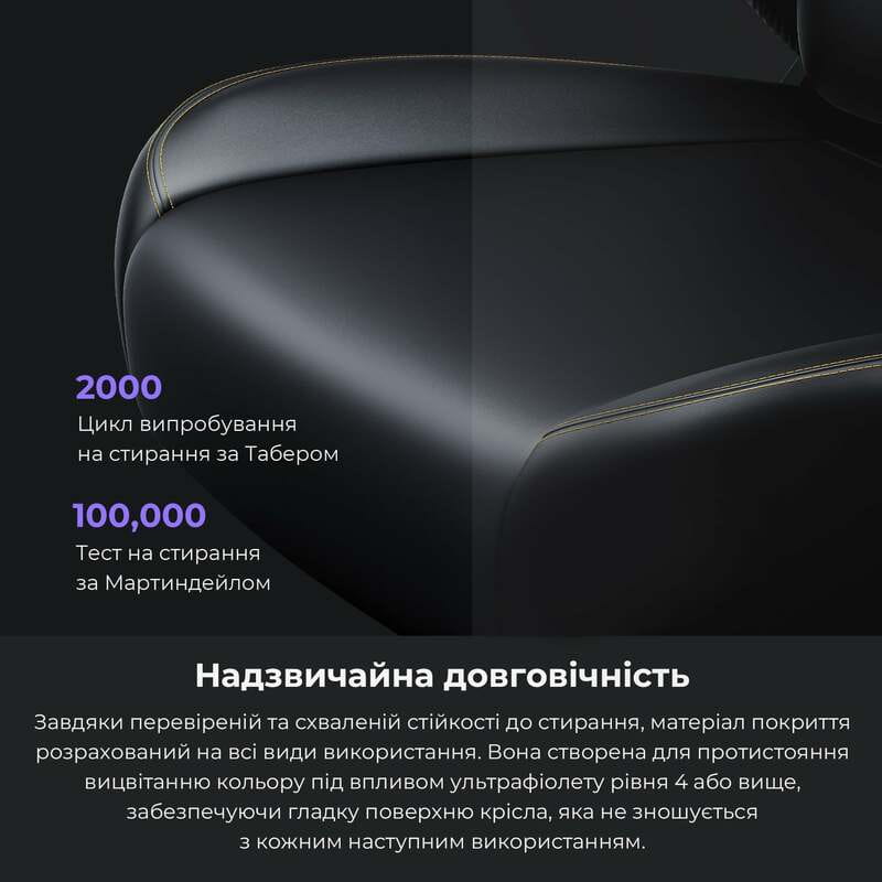 Крісло для геймерів Anda Seat Kaiser 4 Size L Black (AD12YDDC-L-20-B-CF)