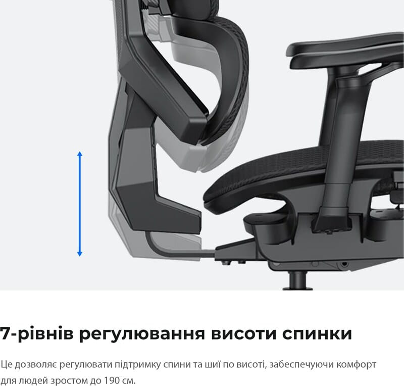 Кресло для геймеров Anda Seat X-Air Pro Size XL Mesh Gray Twilight (AD-WY-01-GGSP-G01)
