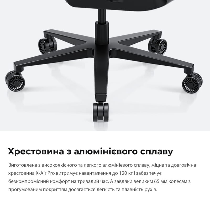 Кресло для геймеров Anda Seat X-Air Pro Size XL Mesh Gray Twilight (AD-WY-01-GGSP-G01)