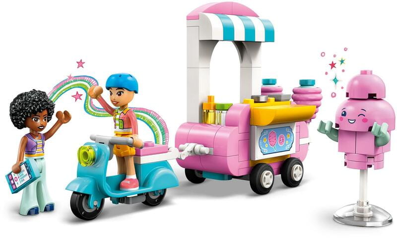 Конструктор LEGO Friends Ятка со сладкой ватой и скутер (42643)