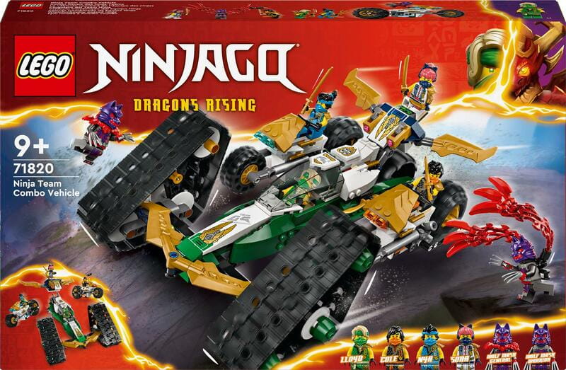 Конструктор LEGO NINJAGO Комбі-автомобіль команди ніндзя (71820)