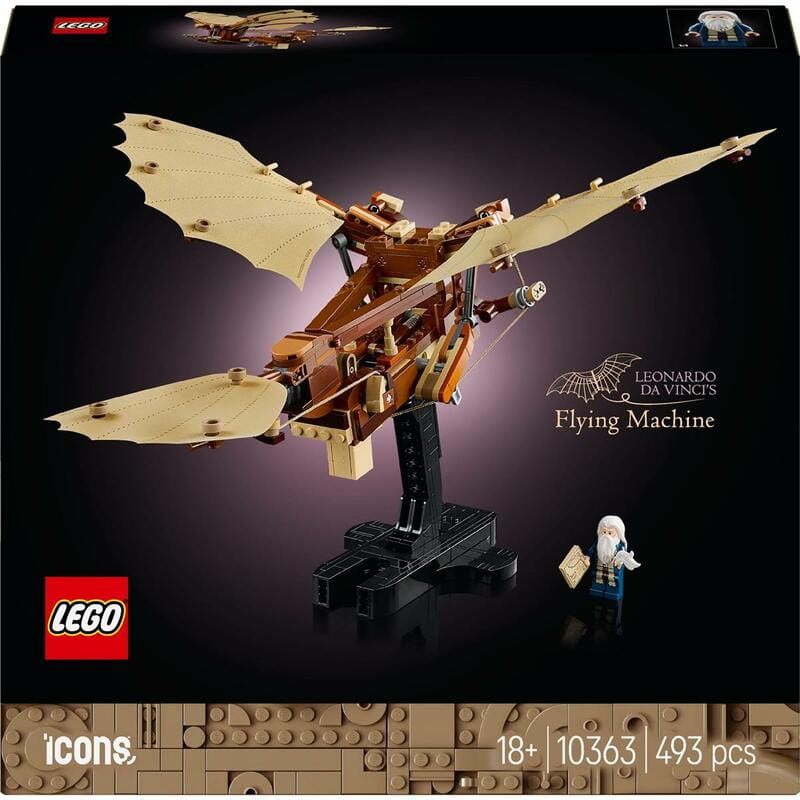 Конструктор LEGO Icons Летательный аппарат Леонардо да Винчи (10363)