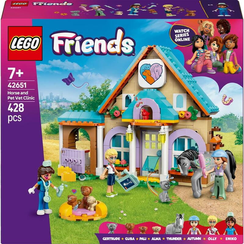 Конструктор LEGO Friends Ветеринарная клиника для лошадей и домашних любимцев (42651)