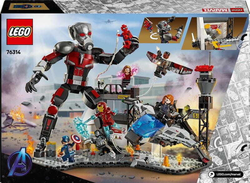Конструктор LEGO Super Heroes Перший месник: Протистояння Пригодницька битва (76314)