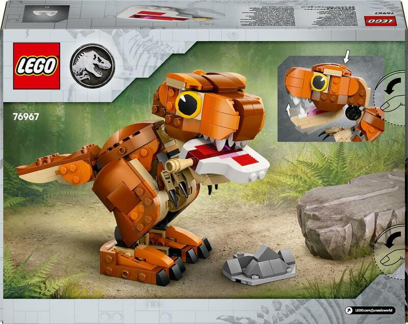 Конструктор LEGO Jurassic World Little Eatie: тиранозавр (76967)