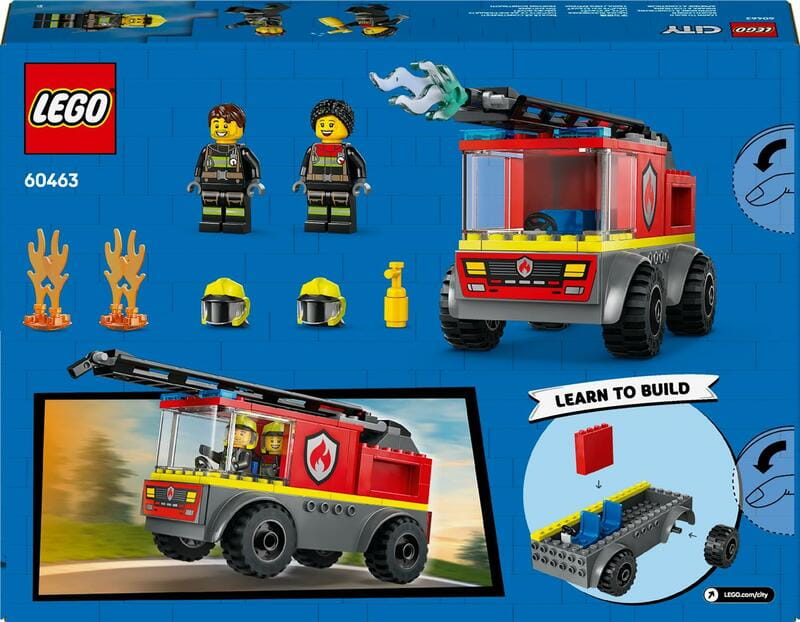 Конструктор LEGO City Пожежна машина з драбиною (60463)