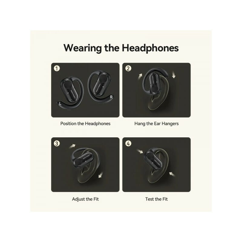 Bluetooth-гарнитура Vention OpenBeat O11 Black (NBPB0)