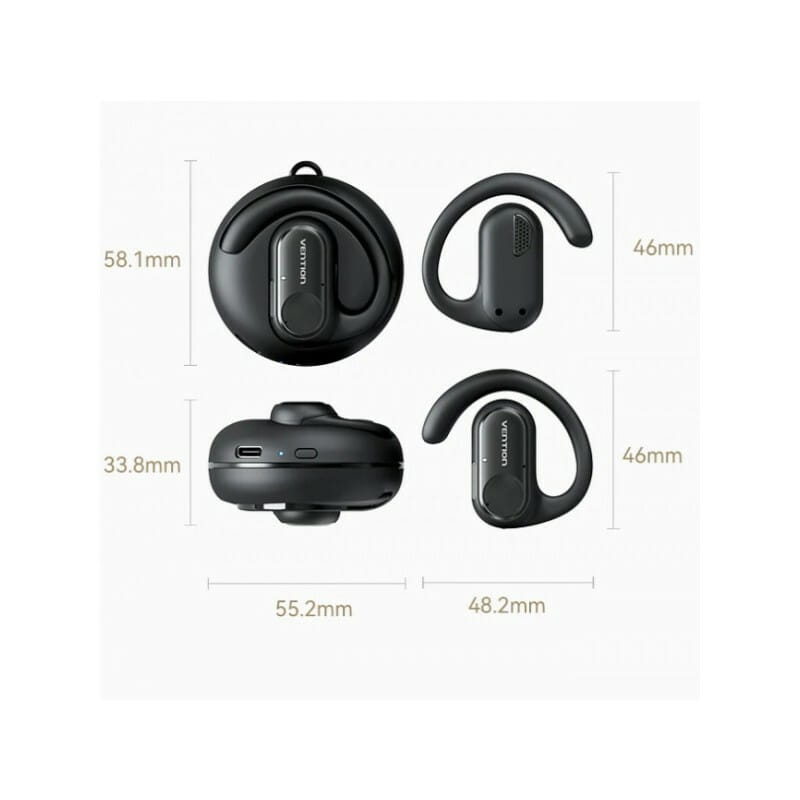Bluetooth-гарнитура Vention OpenBeat O11 Black (NBPB0)