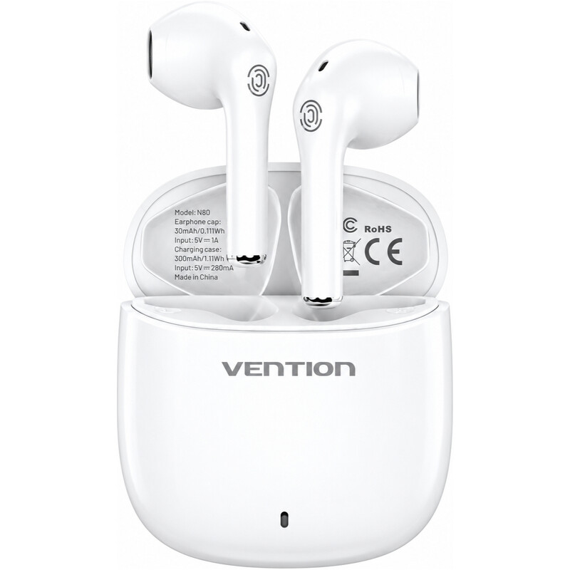 Bluetooth-гарнітура Vention Elf Earbuds E02 White (NBGW0)