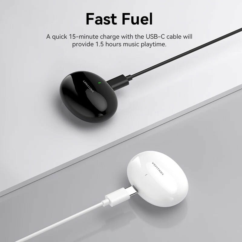 Bluetooth-гарнитура Vention Elf Earbuds E01 Black (NBFB0)