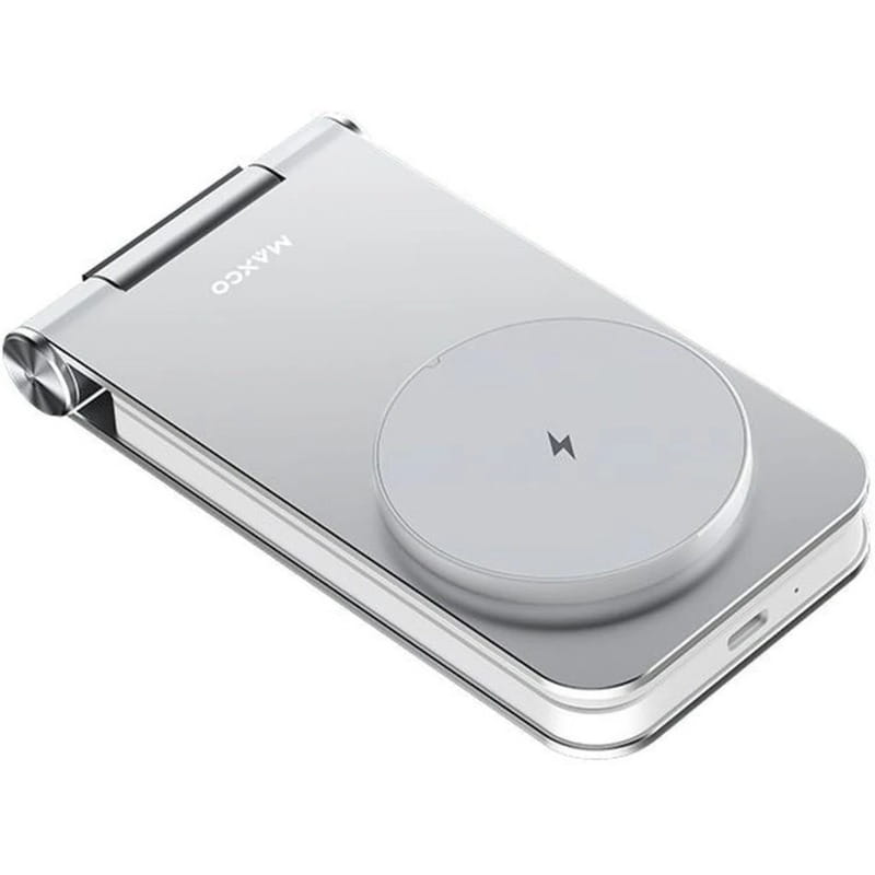 Беспроводное зарядное устройство Maxco Wireless Charger 3-in-1 15W Grey (MW08)