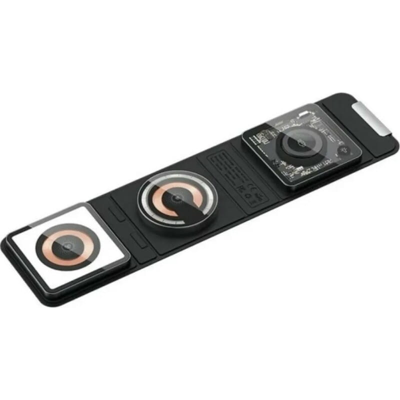 Беспроводное зарядное устройство Maxco multi-compatiblity 3-in-1 15W Black (MCW-02)