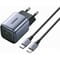Фото - Зарядное устройство Ugreen CD319 GaN 30W Gray + кабель Type-C 1 м (25257) | click.ua
