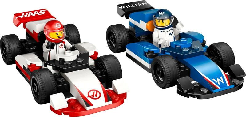 Конструктор LEGO City Автомобили для гонок F1 команд Williams Racing и Haas F1 (60464)