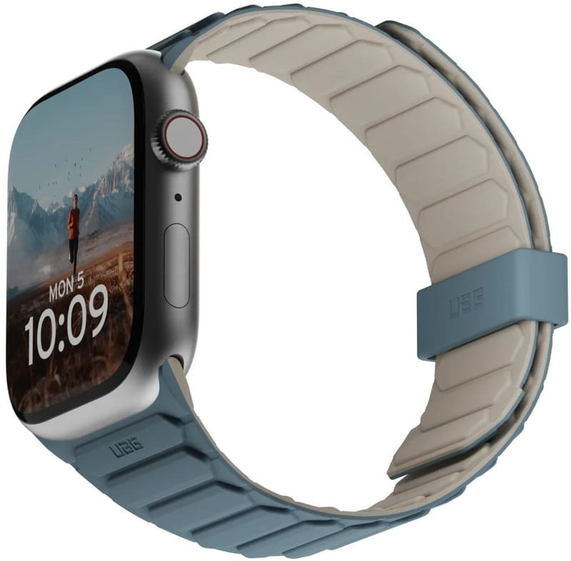 Ремінець Urban Armor Gear Pathfinder для Apple Watch Ultra 2/Ultra 49mm/45mm/44mm/42mm Dune/Cloud Blue (194161118051)