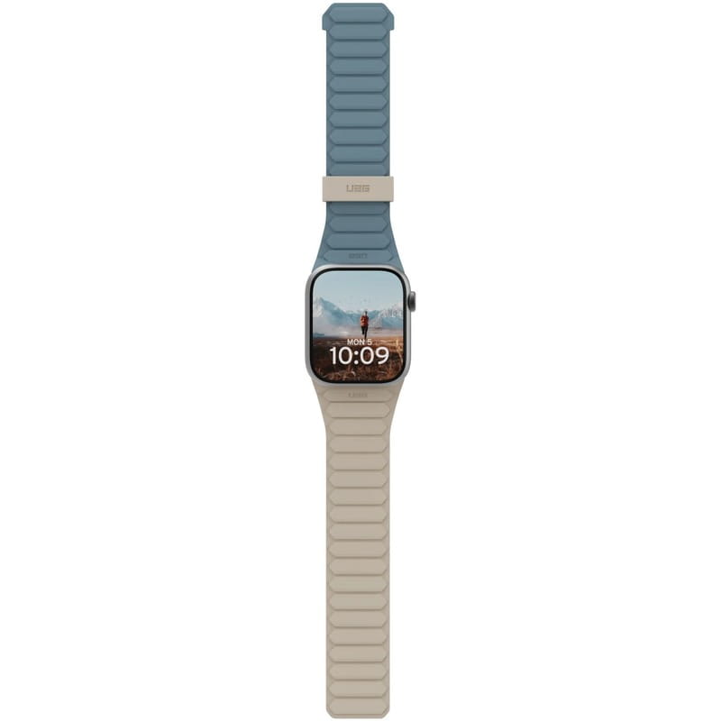 Ремінець Urban Armor Gear Pathfinder для Apple Watch Ultra 2/Ultra 49mm/45mm/44mm/42mm Dune/Cloud Blue (194161118051)