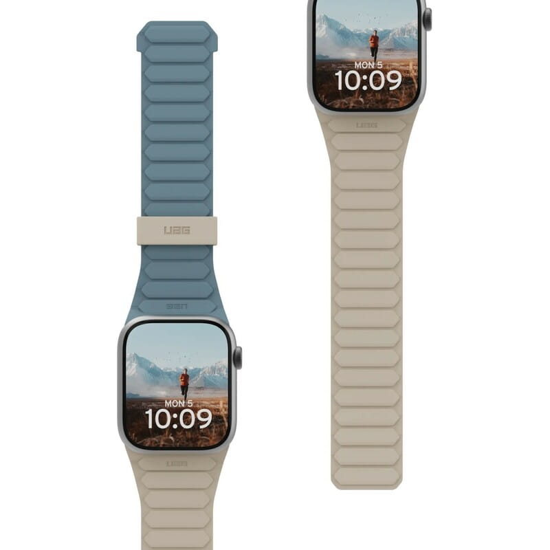 Ремінець Urban Armor Gear Pathfinder для Apple Watch Ultra 2/Ultra 49mm/45mm/44mm/42mm Dune/Cloud Blue (194161118051)