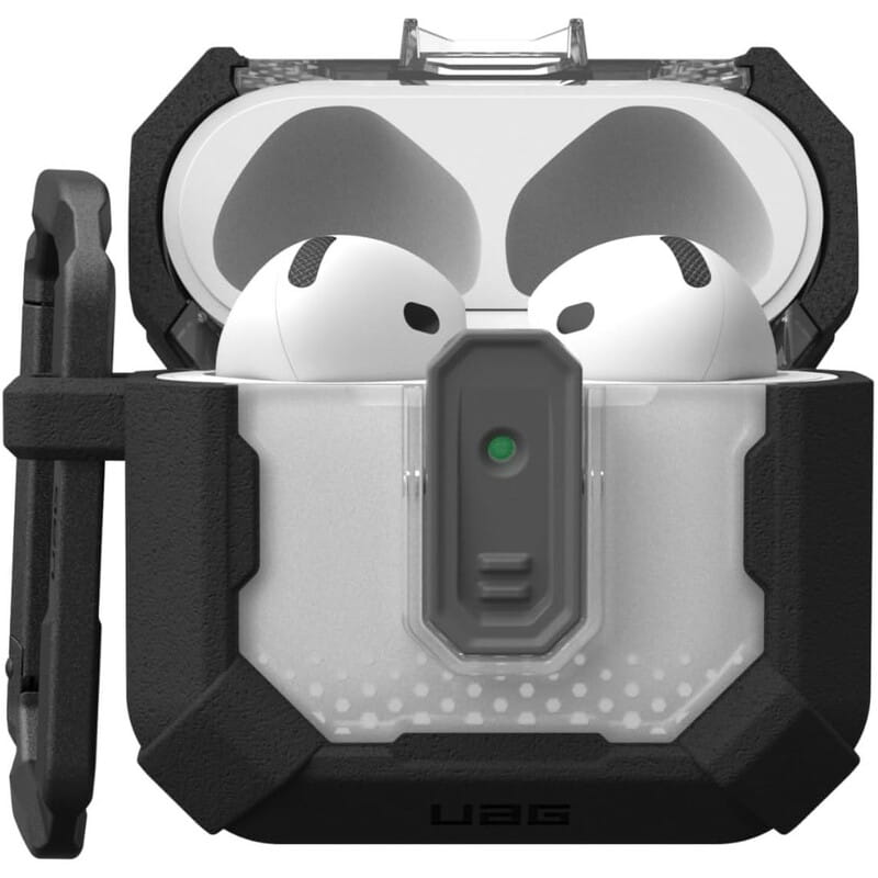 Чохол для навушників Urban Armor Gear Plasma для Apple AirPods (Gen 4, 2024) Black (104129114040)