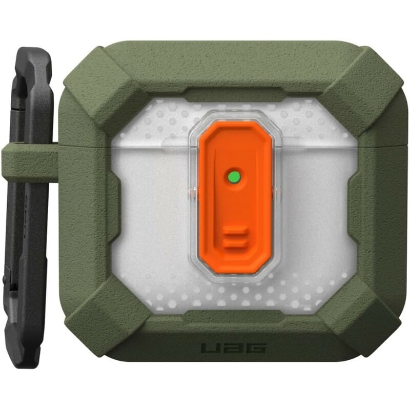 Чохол для навушників Urban Armor Gear Plasma для Apple AirPods (Gen 4, 2024) Olive Drab (104129117272)