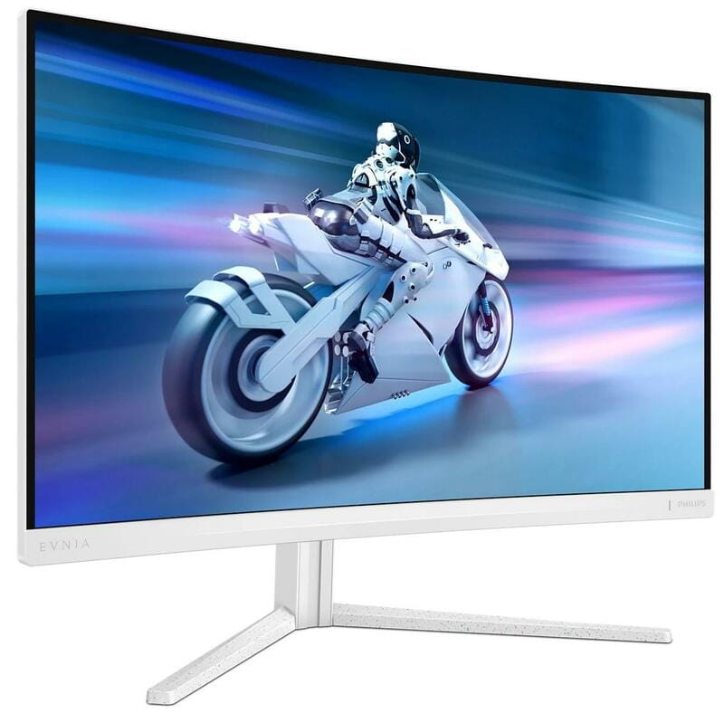 Монiтор Philips 27" Evnia 27M2C5201L/00 VA Curved White 180Hz