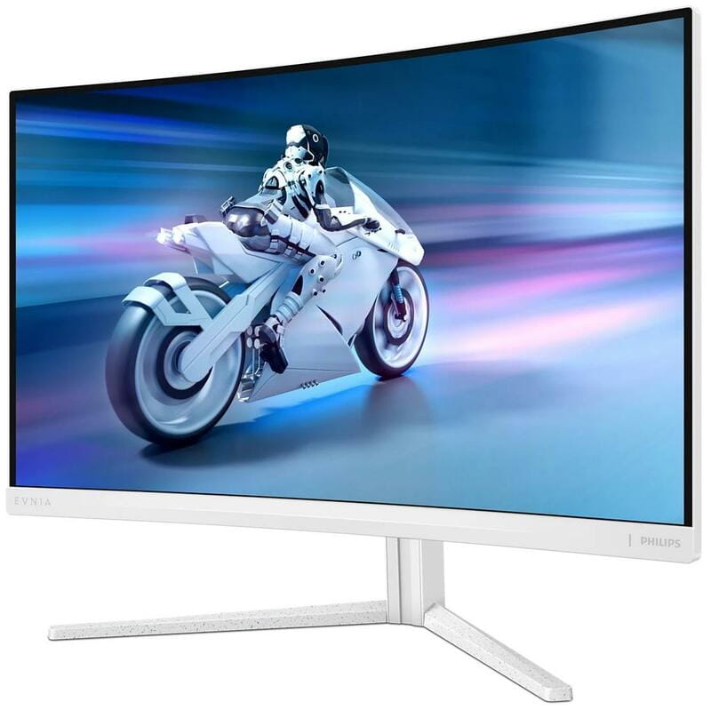 Монiтор Philips 27" Evnia 27M2C5201L/00 VA Curved White 180Hz
