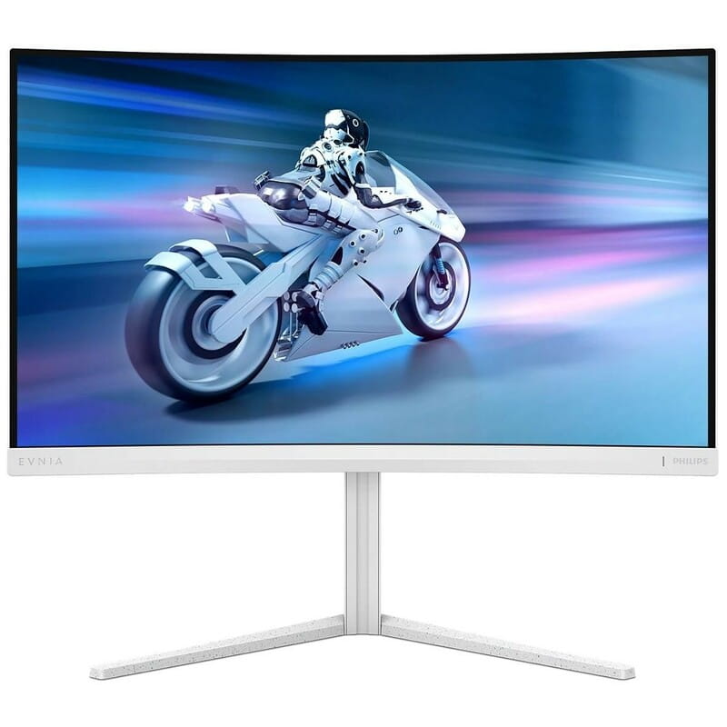 Монiтор Philips 27" Evnia 27M2C5201L/00 VA Curved White 180Hz