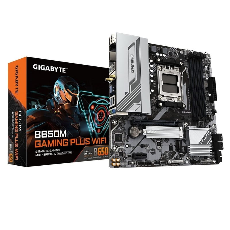 Материнська плата Gigabyte B650M Gaming Plus WiFi Socket AM5