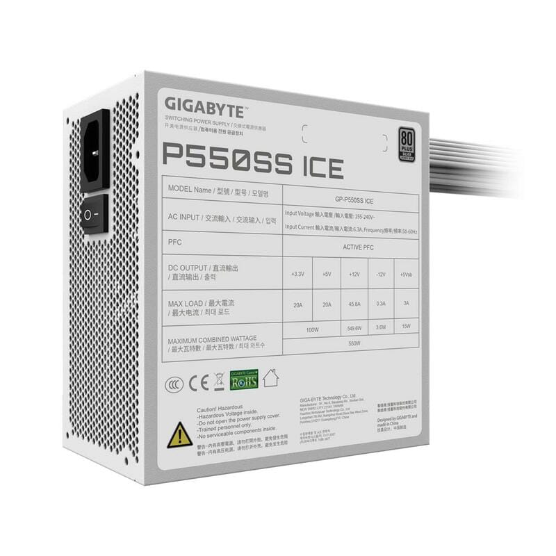 Блок питания Gigabyte 550W GP-P550SS ICE