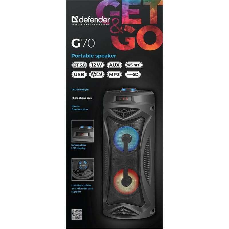 Акустична система Defender G70 Black (65171)