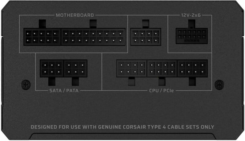 Блок питания Corsair RM1000e ATX 3.1 (CP-9020297-EU) 1000W