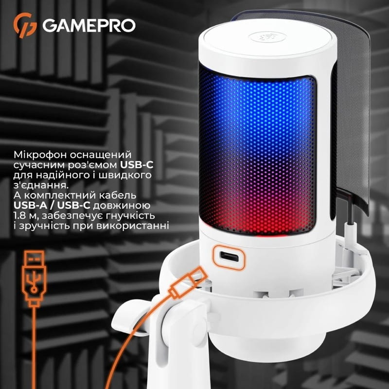 Мікрофон GamePro UGM105W