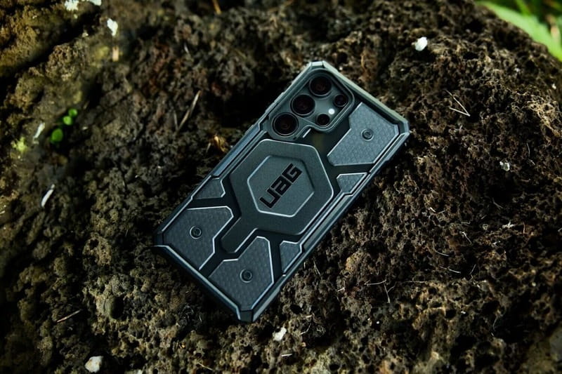 Чeхол-накладка Urban Armor Gear для Samsung Galaxy S25+ SM-S936 Pathfinder Clear with Magnet Ash (214484113131)