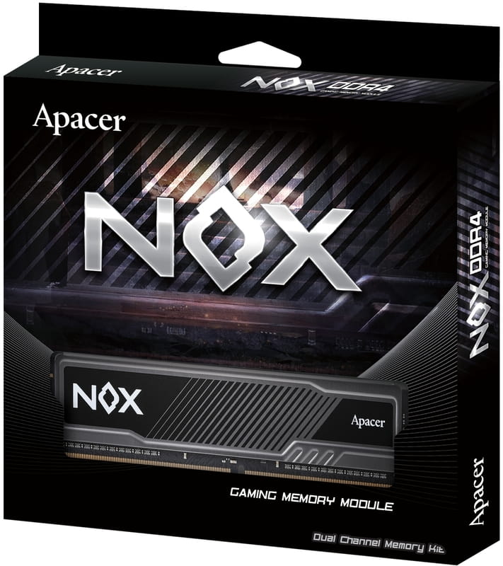 Модуль пам`ятi DDR4 2x16GB/3200 Apacer NOX (AH4U32G32C282MBAA-2)