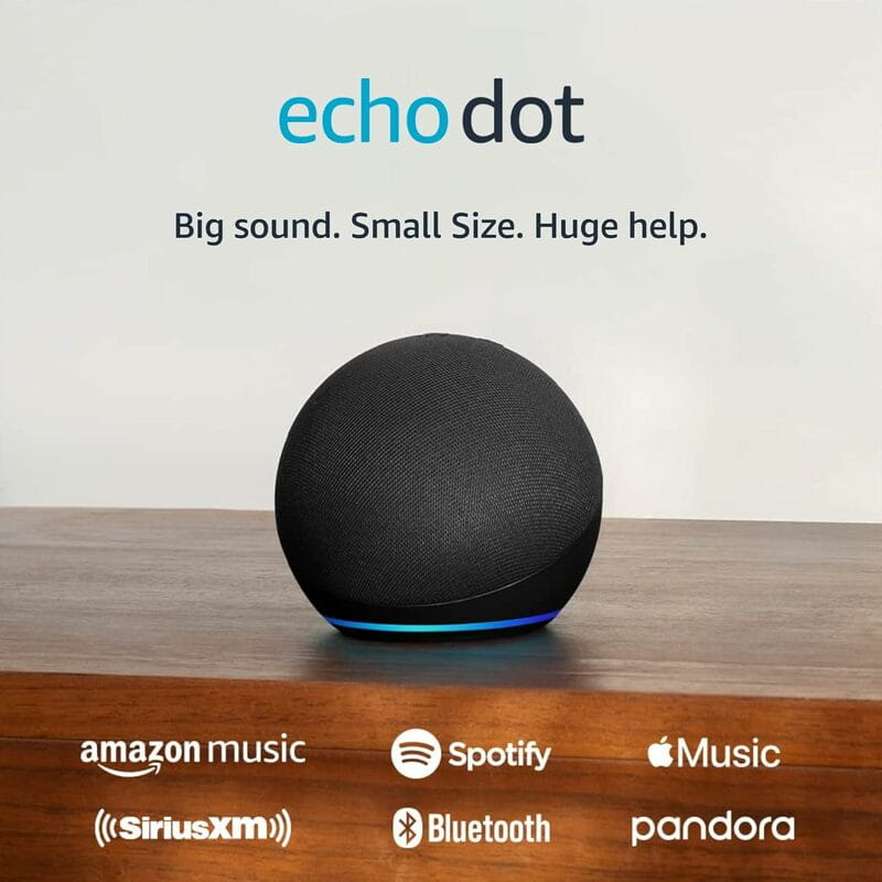 Акустическая система Amazon Echo Dot (5th Gen) Smart Speaker with Alexa Charcoal_JP