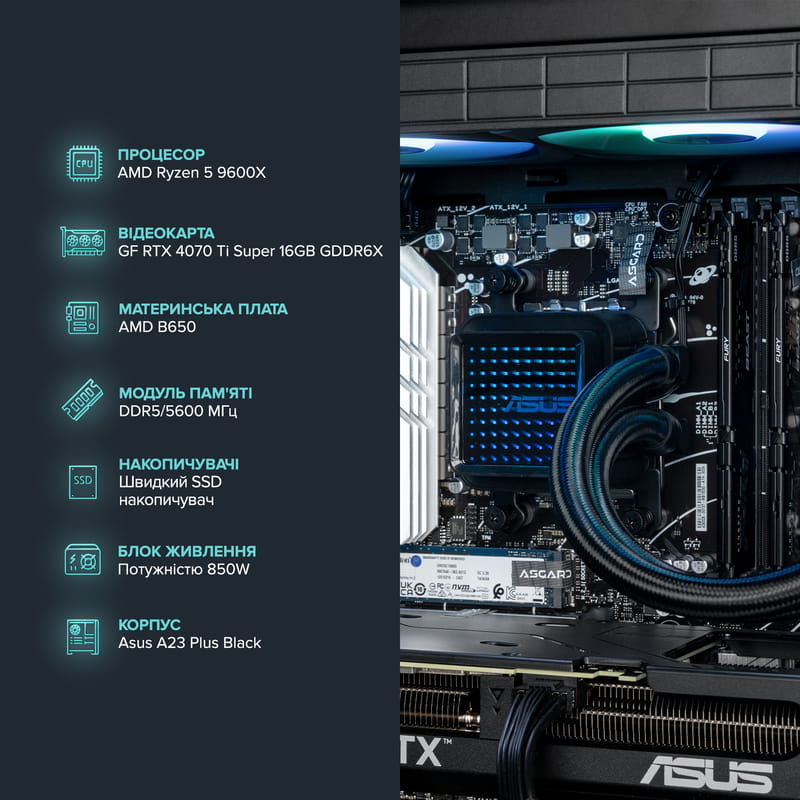 Персональний комп`ютер ASGARD Hodr (A96X.64.S10.47TS.5338)