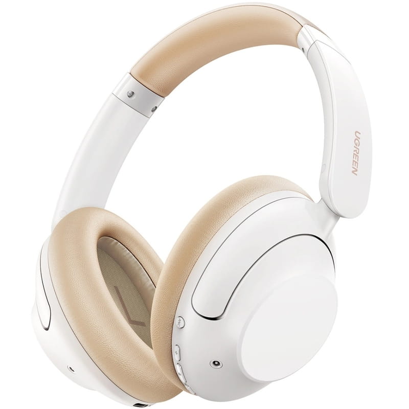 Bluetooth-гарнитура Ugreen HP202 HiTune Max5 Hybrid ANC White (15809)